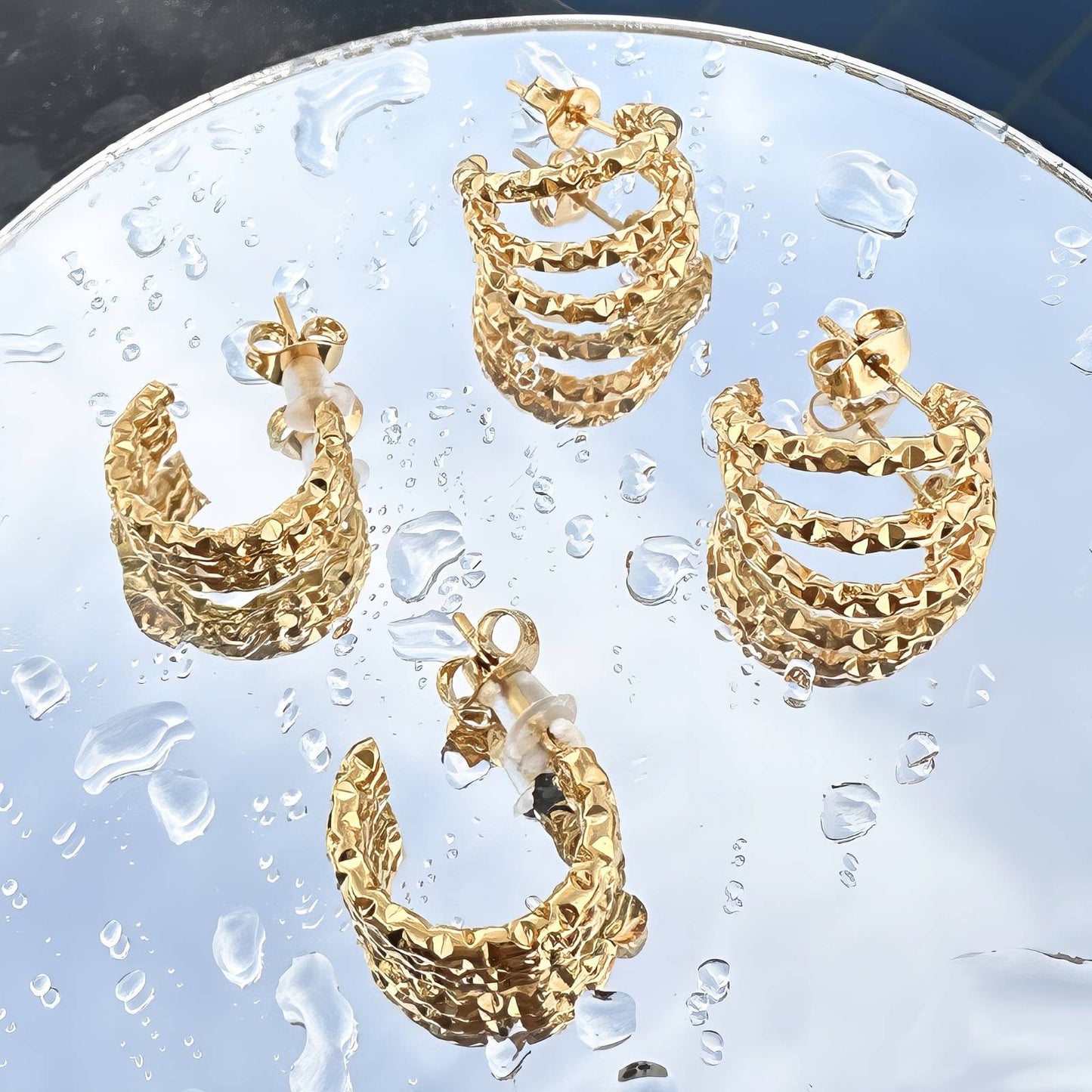 Aurelia Creolen – Gold Ohrringe