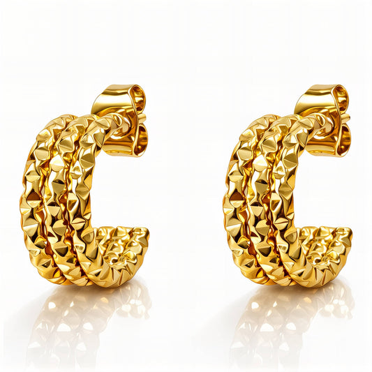 Aurelia Creolen – Gold Ohrringe