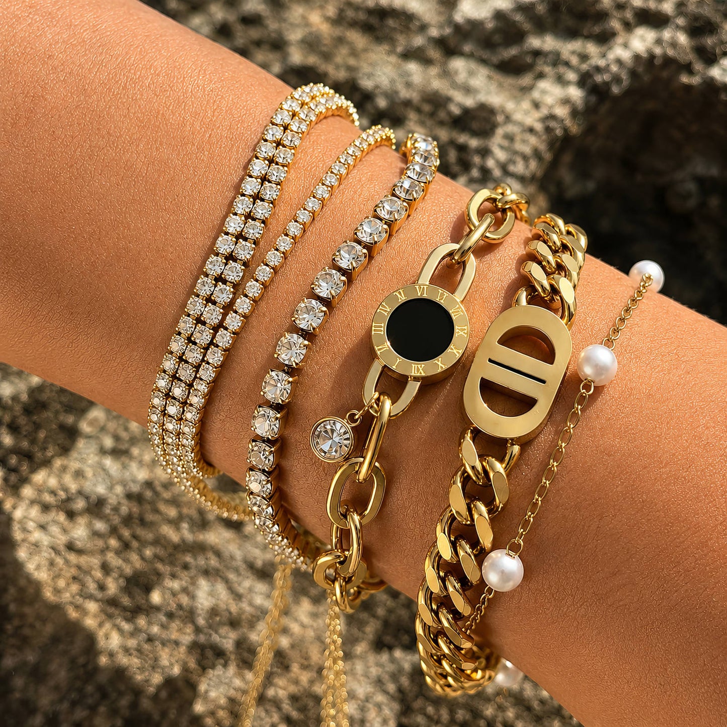 Doppelten TennisArmband