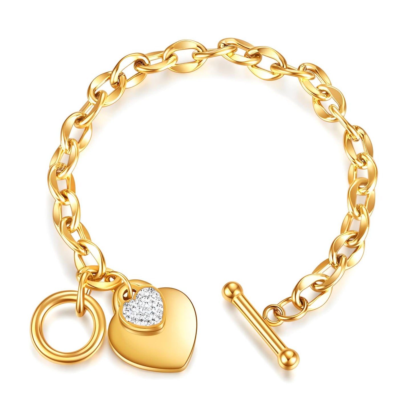 Zirconia Herz Armband